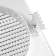 Louvre Vent White DL/150 RW LUX With Fly Mesh - Hardware > Heating, Ventilation & Air Conditioning