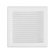 Louvre Vent White DL/135 RW LUX With Fly Mesh - Hardware > Heating, Ventilation & Air Conditioning