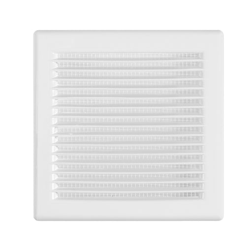 Louvre Vent White DL/135 RW LUX With Fly Mesh - Hardware > Heating, Ventilation & Air Conditioning
