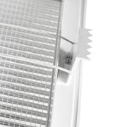 Louvre Vent White DL/135 RW LUX With Fly Mesh - Hardware > Heating, Ventilation & Air Conditioning