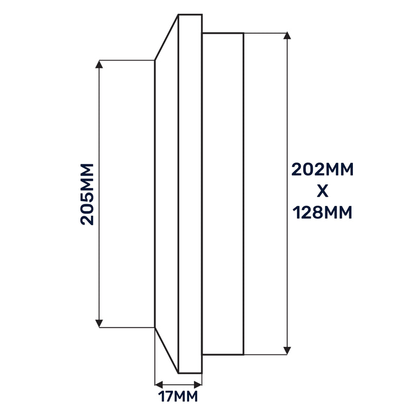 Louvre Vent Duo Smart 140/210 140mm X 210mm With Fly Mesh - Hardware > Heating, Ventilation & Air Conditioning