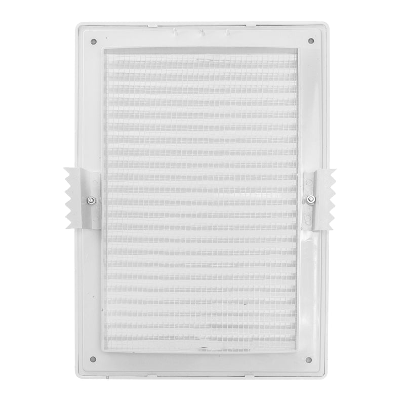 Louvre Vent Duo Smart 140/210 140mm X 210mm With Fly Mesh - Hardware > Heating, Ventilation & Air Conditioning