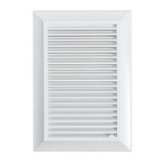Louvre Vent Duo Smart 140/210 140mm X 210mm With Fly Mesh - Hardware > Heating, Ventilation & Air Conditioning