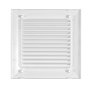 Louvre Vent White Duo Smart 135 fi 100mm With Fly Mesh - Hardware > Heating, Ventilation & Air Conditioning