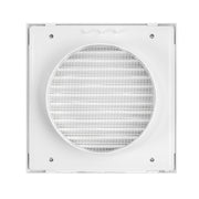 Louvre Vent White Duo Smart 165 fi 150mm With Fly Mesh - Hardware > Heating, Ventilation & Air Conditioning