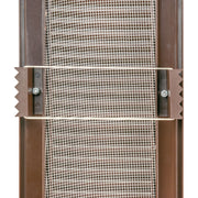 Louvre Vent Duo Smart 90/240 Brown 90mm x 240mm With Fly Mesh - Hardware > Heating, Ventilation & Air Conditioning