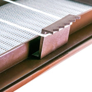 Louvre Vent Duo Smart 90/240 Brown 90mm x 240mm With Fly Mesh - Hardware > Heating, Ventilation & Air Conditioning