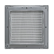 Louvre Vent Graphite Duo Smart 135G 135mm With Fly Mesh - Hardware > Heating, Ventilation & Air Conditioning