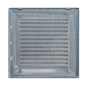 Louvre Vent Graphite Duo Smart 135G 135mm With Fly Mesh - Hardware > Heating, Ventilation & Air Conditioning