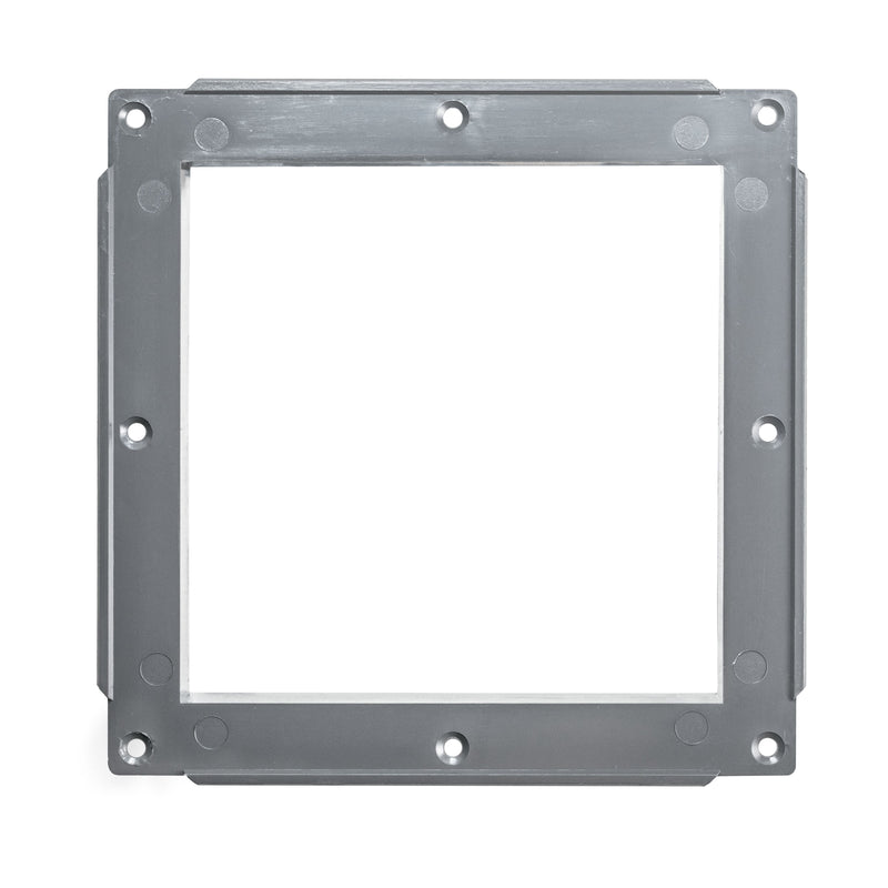 Louvre Vent Graphite Duo Smart 135G 135mm With Fly Mesh - Hardware > Heating, Ventilation & Air Conditioning