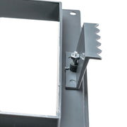 Louvre Vent Graphite Duo Smart 135G 135mm With Fly Mesh - Hardware > Heating, Ventilation & Air Conditioning