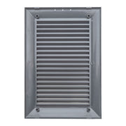 Louvre Vent Graphite Duo Smart 140/210 140mm X 210mm With Fly Mesh - Hardware > Heating, Ventilation & Air Conditioning