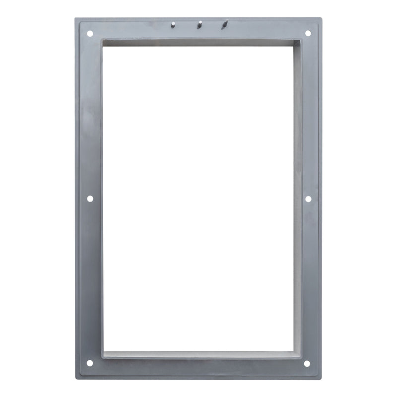 Louvre Vent Graphite Duo Smart 140/210 140mm X 210mm With Fly Mesh - Hardware > Heating, Ventilation & Air Conditioning