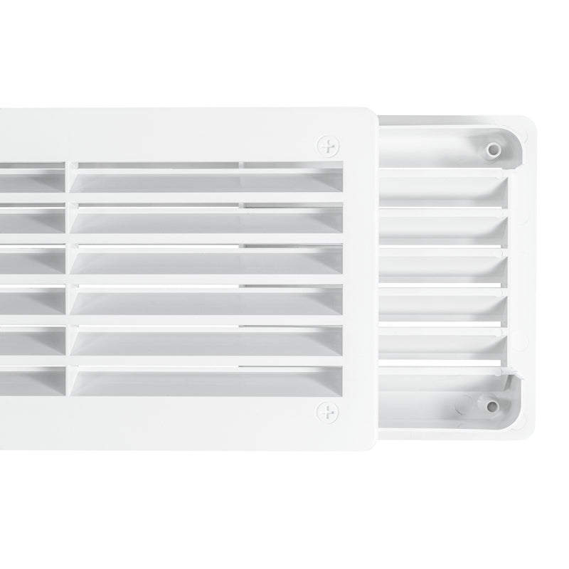 Door Louvre Vent KD 90mm—445mm - Hardware > Heating, Ventilation & Air Conditioning