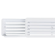 Door Louvre Vent KD 70mm—450mm - Hardware > Heating, Ventilation & Air Conditioning