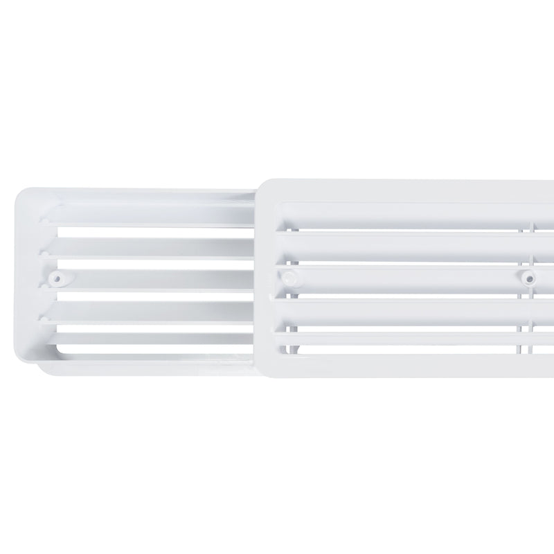 Door Louvre Vent KD 70mm—450mm - Hardware > Heating, Ventilation & Air Conditioning