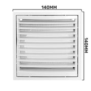 Louvre Vent KR100/125 - Hardware > Heating, Ventilation & Air Conditioning