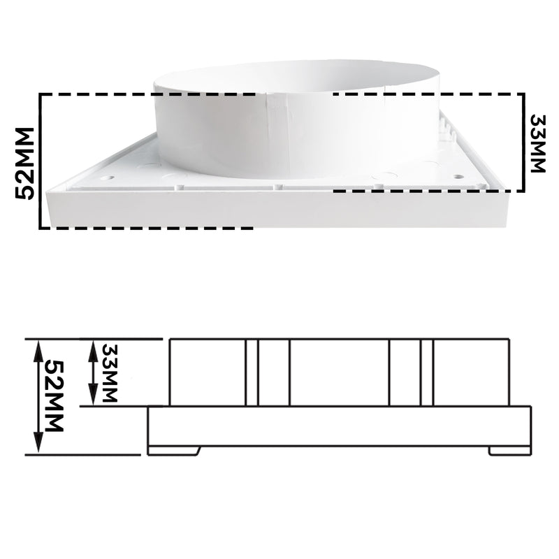Louvre Vent KR150 - Hardware > Heating, Ventilation & Air Conditioning