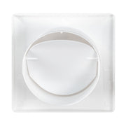 Through Wall Ventilation Kit RICO Timer and Humidistat Fan with White External Vent - OTHER