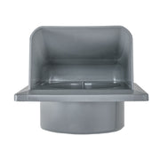 Through Wall Ventilation Kit DL0163 Louvre Vent with Graphite External Vent - OTHER