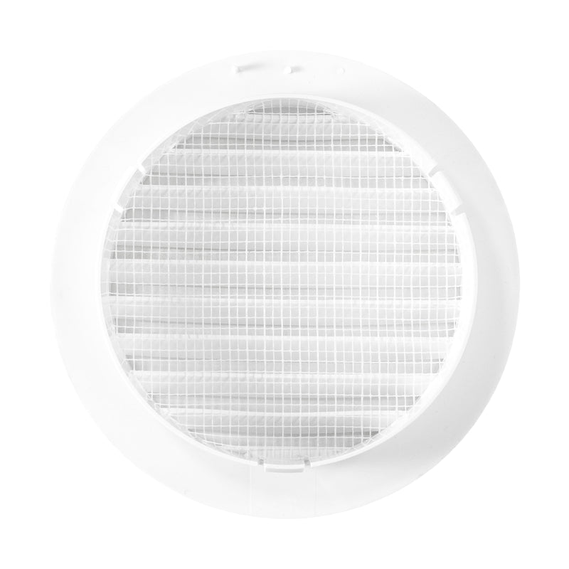 Through Wall Ventilation Kit Round Louvre Vent VC-KRO0184 with Graphite External Vent - OTHER