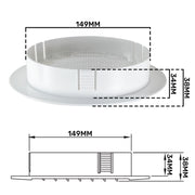 Louvre Vent KRO 150 With Fly Mesh - Hardware > Heating, Ventilation & Air Conditioning