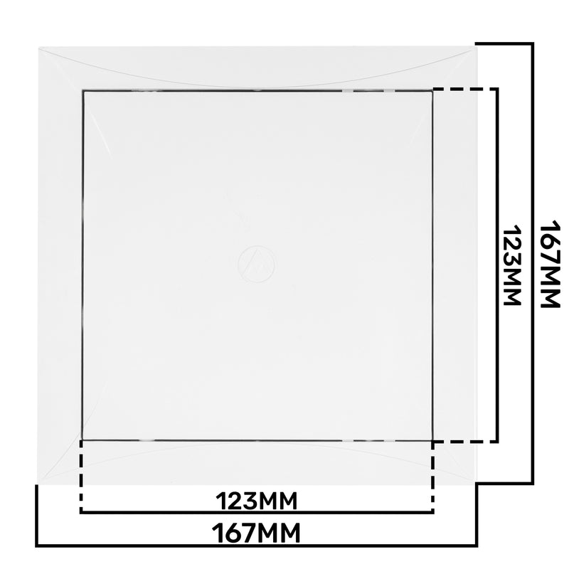 Access Panel Door PP, White 150mm x 150mm - Hardware > Building Materials > Hatches