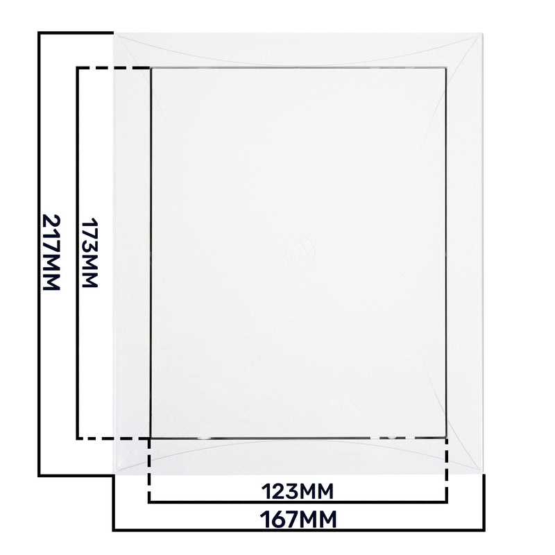 Access Panel Door PP, White 150mm x 200mm - Hardware > Building Materials > Hatches