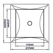Access Panel Door PP, White 200mm x 300mm - Hardware > Building Materials > Hatches