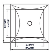 Access Panel Door PP, White 300mm x 300mm - Hardware > Building Materials > Hatches