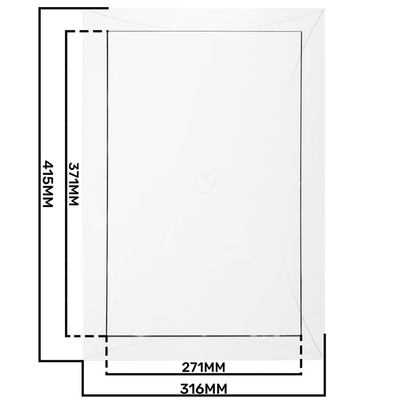 Access Panel Door PP, White 300mm x 400mm - Hardware > Building Materials > Hatches