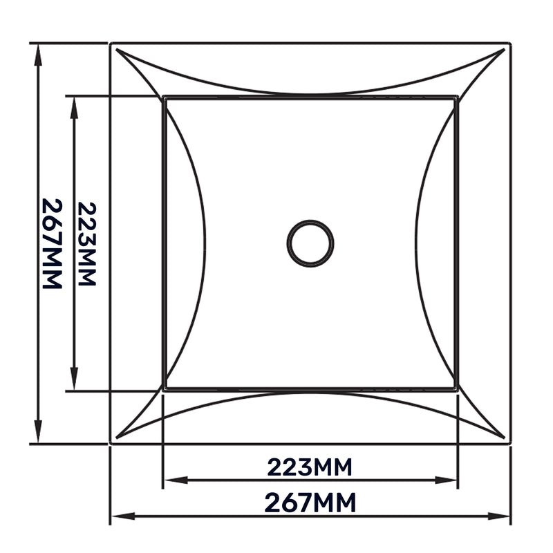 Access Panel Door PP, White 250mm x 250mm - Hardware > Building Materials > Hatches