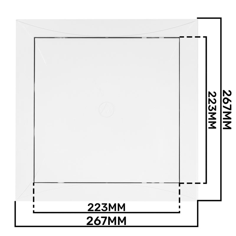 Access Panel Door PP, White 250mm x 250mm - Hardware > Building Materials > Hatches