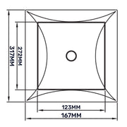 Access Panel Door PP, White 150mm x 300mm - Hardware > Building Materials > Hatches