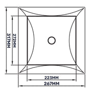 Access Panel Door PP, White 250mm x 300mm - Hardware > Building Materials > Hatches
