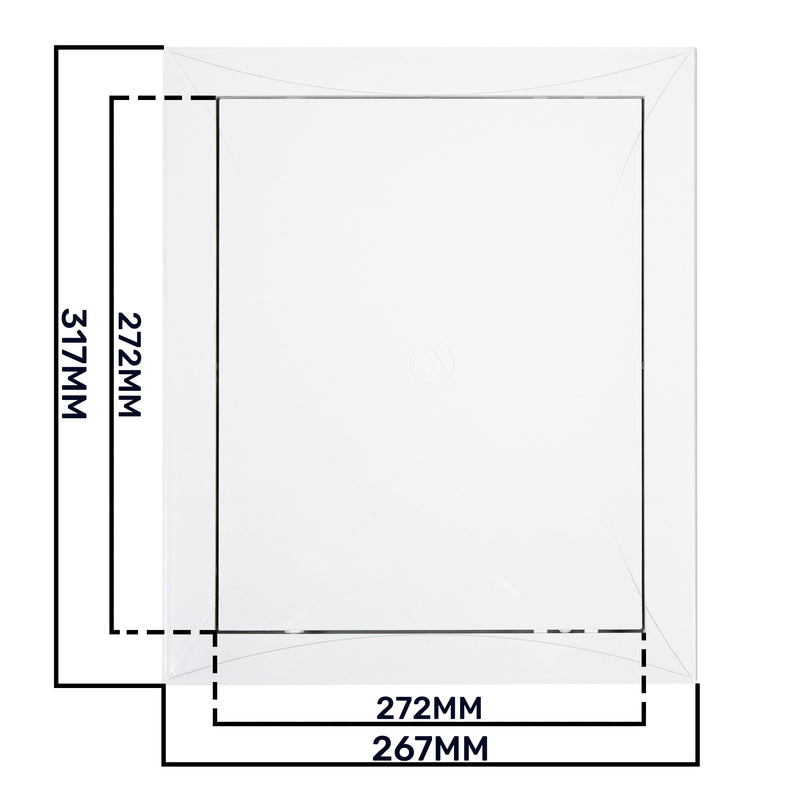 Access Panel Door PP, White 250mm x 300mm - Hardware > Building Materials > Hatches