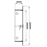 Access Panel Door Metal With Lock, White 150mm x 200mm - Hardware > Building Materials > Hatches