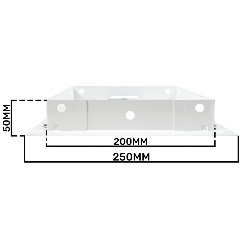 Access Panel Door Metal With Lock, White 150mm x 200mm - Hardware > Building Materials > Hatches