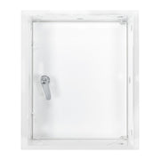 Access Panel Door Metal With Lock, White 150mm x 200mm - Hardware > Building Materials > Hatches