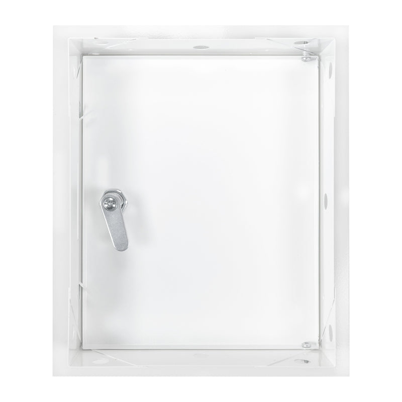 Access Panel Door Metal With Lock, White 150mm x 200mm - Hardware > Building Materials > Hatches