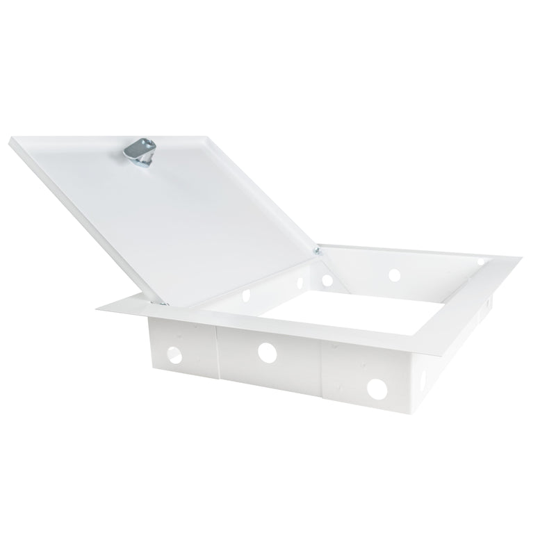Access Panel Door Metal With Lock, White 150mm x 200mm - Hardware > Building Materials > Hatches