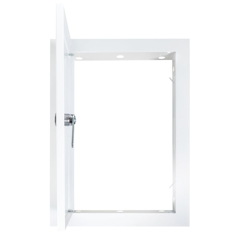 Access Panel Door Metal With Lock, White 200mm x 300mm - Hardware > Building Materials > Hatches