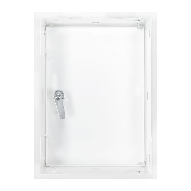 Access Panel Door Metal With Lock, White 200mm x 300mm - Hardware > Building Materials > Hatches