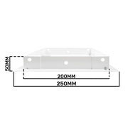 Access Panel Door Metal With Lock, White 200mm x 200mm - Hardware > Building Materials > Hatches