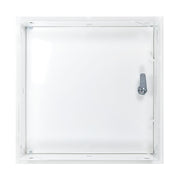 Access Panel Door Metal With Lock, White 200mm x 200mm - Hardware > Building Materials > Hatches