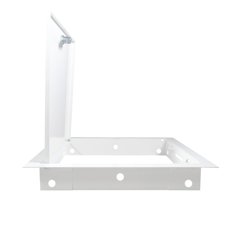 Access Panel Door Metal With Lock, White 200mm x 200mm - Hardware > Building Materials > Hatches