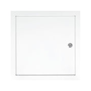 Access Panel Door Metal With Lock, White 400mm x 400mm - Hardware > Building Materials > Hatches