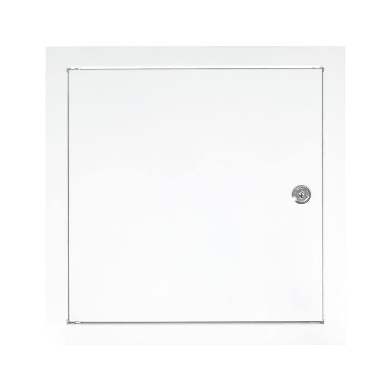 Access Panel Door Metal With Lock, White 400mm x 400mm - Hardware > Building Materials > Hatches