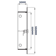 Access Panel Door Metal With Lock, White 500mm x 500mm - Hardware > Building Materials > Hatches