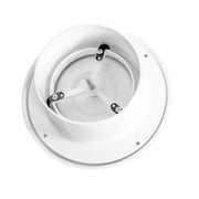 White ABS Extract Ceiling Valve 100mm - Hardware > Heating, Ventilation & Air Conditioning > Vents & Flues